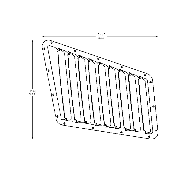 Hood Louver Kit - Miata MX5 (ND)