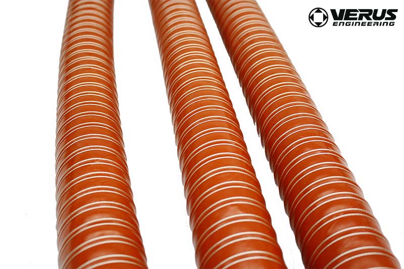 Hose - High-Temp Silicone Brake Duct Hose, 2.5" Dia, 12 Feet Long